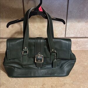 Y2K Coach F12604 Hamilton Flap Satchel Bag